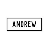 Name des Andrew Gummistempel (Prägung)