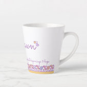 Name des Anfangsbuchstabens D bedeutet Monogramm L Milchtasse (Rechts)