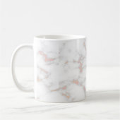 Name des Anfangsbuchstabens Floral Laurel Monogram Kaffeetasse (Links)