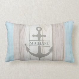 Name des Ankerboots aus Holz Lendenkissen