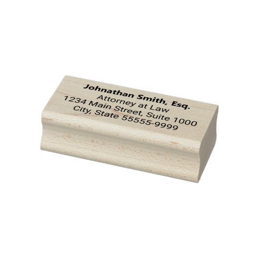 Name des Anwalts (kühne) Stellenbezeichnung und Rü Gummistempel (Stempel)