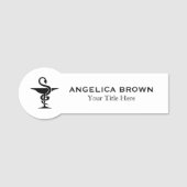 Name des Apothekers Namensschild (Vorderseite)