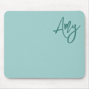 Name des Aquamarinen Pinselschreibers für Licht un Mousepad