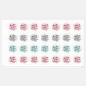 Name des Aquarellskriptes Eisen Etiketten (Blatt)