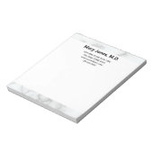 Name des Arztes Anschrift Telefonmarbelgrenze Notizblock (Rotiert)