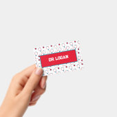 Name des Arztes für das Stethoskop Ausweis (Handheld)