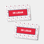 Name des Arztes für das Stethoskop Ausweis (Front & Back)