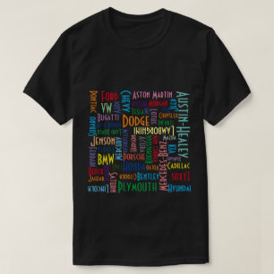 Name des Autos Puzzle T - Shirt