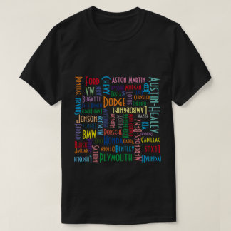 Name des Autos Puzzle T - Shirt