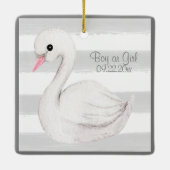 Name des Babybodens oder der Mädchentypografie Dat Keramikornament (Rückseite)