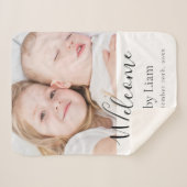 Name des Babys, das ein Foto hat Sherpadecke (Vorderseite (Horizontal))