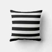 Name des Babys Modernes Aquarellfarben Schwarzer F Kissen (Rückseite)