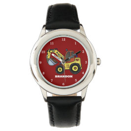 Name des Baggergrabens für Kinder Armbanduhr