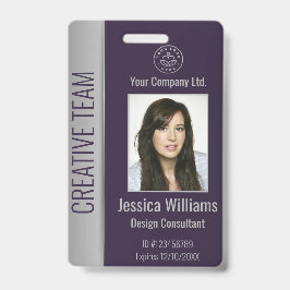 Name des Bar für benutzerdefinierte Mitarbeiter-Fo Ausweis