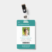 Name des Bar für das benutzerdefinierte Doctor-Fot Ausweis (Vorderseite mit Clip)