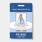 Name des Bar für das Logo des benutzerdefinierten Ausweis (Vorderseite)