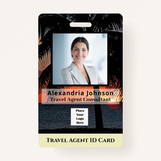 Name des Bar für das Logo des benutzerdefinierten Ausweis (Vorderseite)