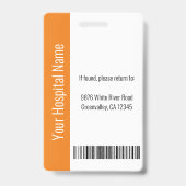 Name des Bar für das Logo des benutzerdefinierten Ausweis (Rückseite)