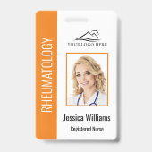 Name des Bar für das Logo des benutzerdefinierten Ausweis (Vorderseite)