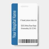 Name des Bar für das Logo des benutzerdefinierten  Ausweis (Back)