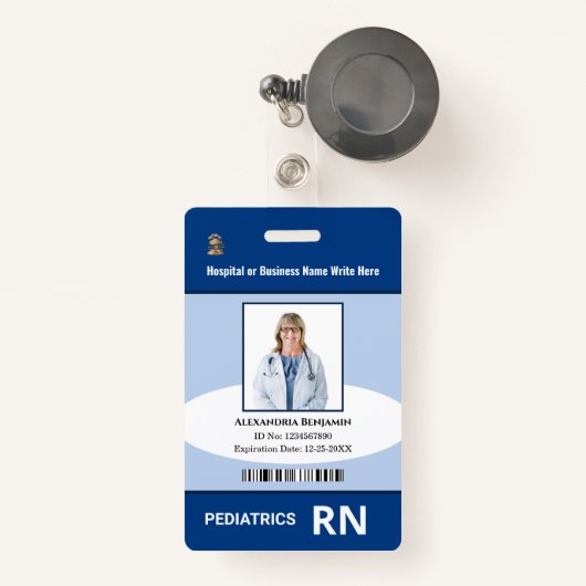 Name des Bar für das Logo des benutzerdefinierten Ausweis (Vorderseite mit Rechteck)