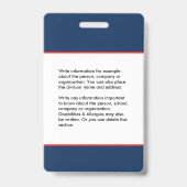 Name des Bar für Schulmitarbeiter Ausweis (Rückseite)