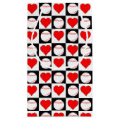 Name des Baseball-Players oder Personalisierter Te Kleine Geschenktüte (Rückseite)