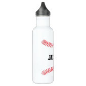 Name des Baseball-Teams oder Name des Players für  Edelstahlflasche (Links)