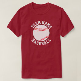 Name des Baseball-Teams, Player & Jersey-Nummer T-Shirt
