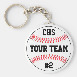 Name des Baseball-Teams, Schulbriefe und Spielernu Schlüsselanhänger