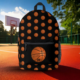 Name des Basketball Ball Sports Player Bedruckter Rucksack