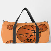 Name des Basketball Ball Sports Player Duffle Bag (Vorderseite)