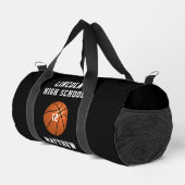 Name des Basketball Boys School Team Duffle Bag (Rechte Ecke)