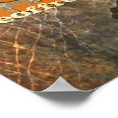 Name des Basketball-Mannschaftsspielers Poster (Ecke)