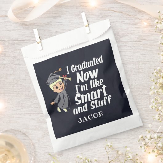 Name des benutzerdefinierten Abschlusses Gag I Car Geschenktütchen (Ausgeschnitten)