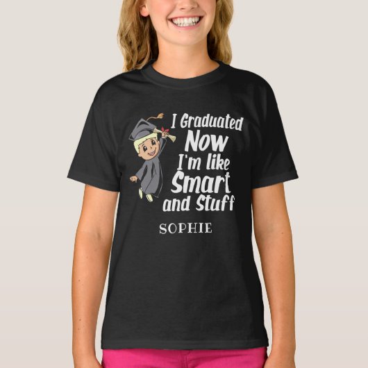 Name des benutzerdefinierten Abschlusses Gag I Car T-Shirt (Vorderseite)