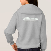 Name des benutzerdefinierten Aikido-Ortes für Kamp Hoodie (Rückseite)