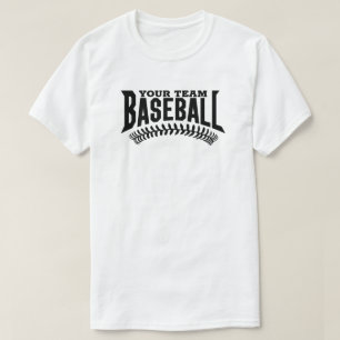 Name des benutzerdefinierten Baseball-Teams T-Shirt