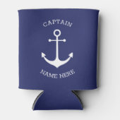 Name des benutzerdefinierten Bootes Kapitän nautis Dosenkühler (Vorderseite)