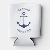 Name des benutzerdefinierten Bootes Kapitän nautis Dosenkühler (Vorderseite)