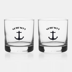 Name des benutzerdefinierten Bootes Whiskyglas