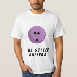 Name des benutzerdefinierten Bowlings | Lavender B T-Shirt