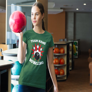 Name des benutzerdefinierten Bowlings T-Shirt