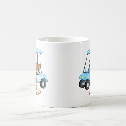 Name des benutzerdefinierten Cart Clubs Monogram Kaffeetasse (Mittel)