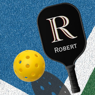 Name des benutzerdefinierten dreisfarbigen Monogra Pickleball Schläger