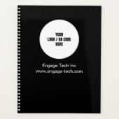 Name des benutzerdefinierten Firmenlogo Black Mode Planer (Vorderseite)