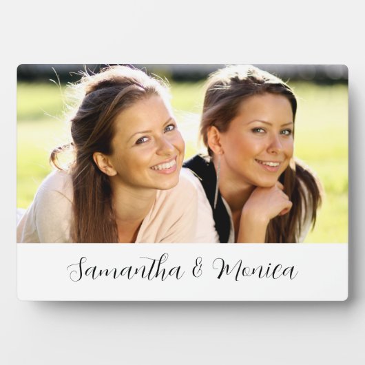 Name des benutzerdefinierten Fotos Fotoplatte (Vorderseite)