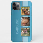 Name des benutzerdefinierten Fotos für Aqua Turquo iPhone Hülle (Rückseite)