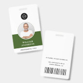 Name des benutzerdefinierten Fotos für Mitarbeiter Ausweis (Vorder- & Rückseite)