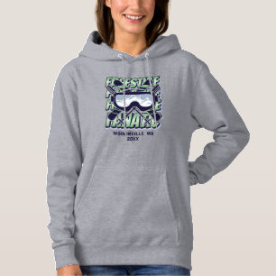 Name des benutzerdefinierten Freestyle-Skiortes Hoodie
